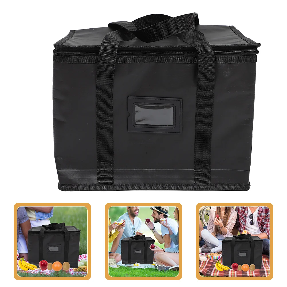 Large Capacity Cooler Bag Portable Thermal Insulation Bags Handheld Lunch Tote Pouch Camping Food Storage Bag