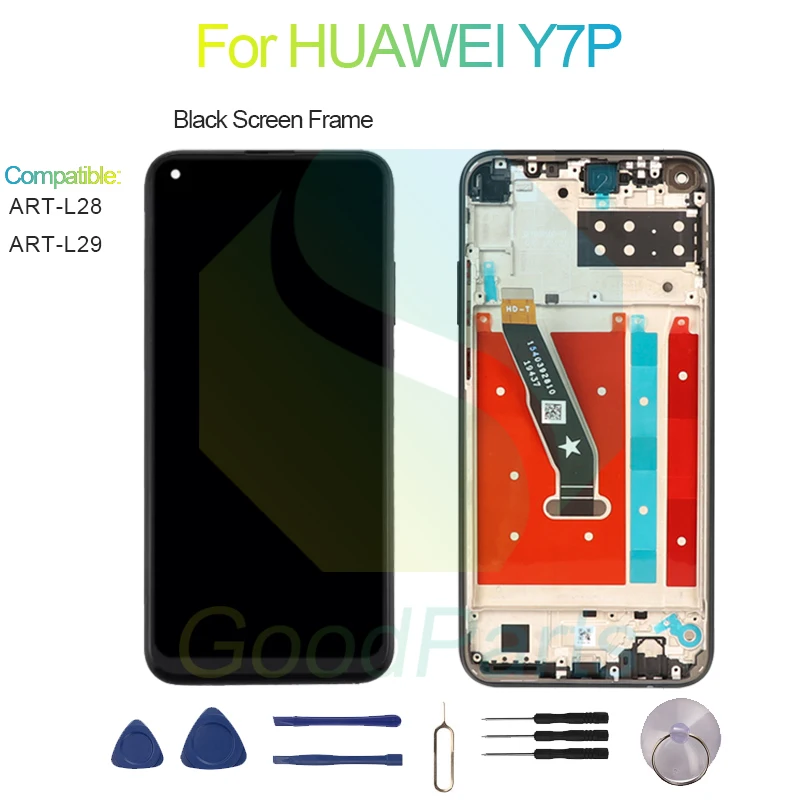 for HUAWEI Y7P Screen Display Replacement 1520*720 ART-L28, ART-L29 LCD Touch Digitizer Assembly