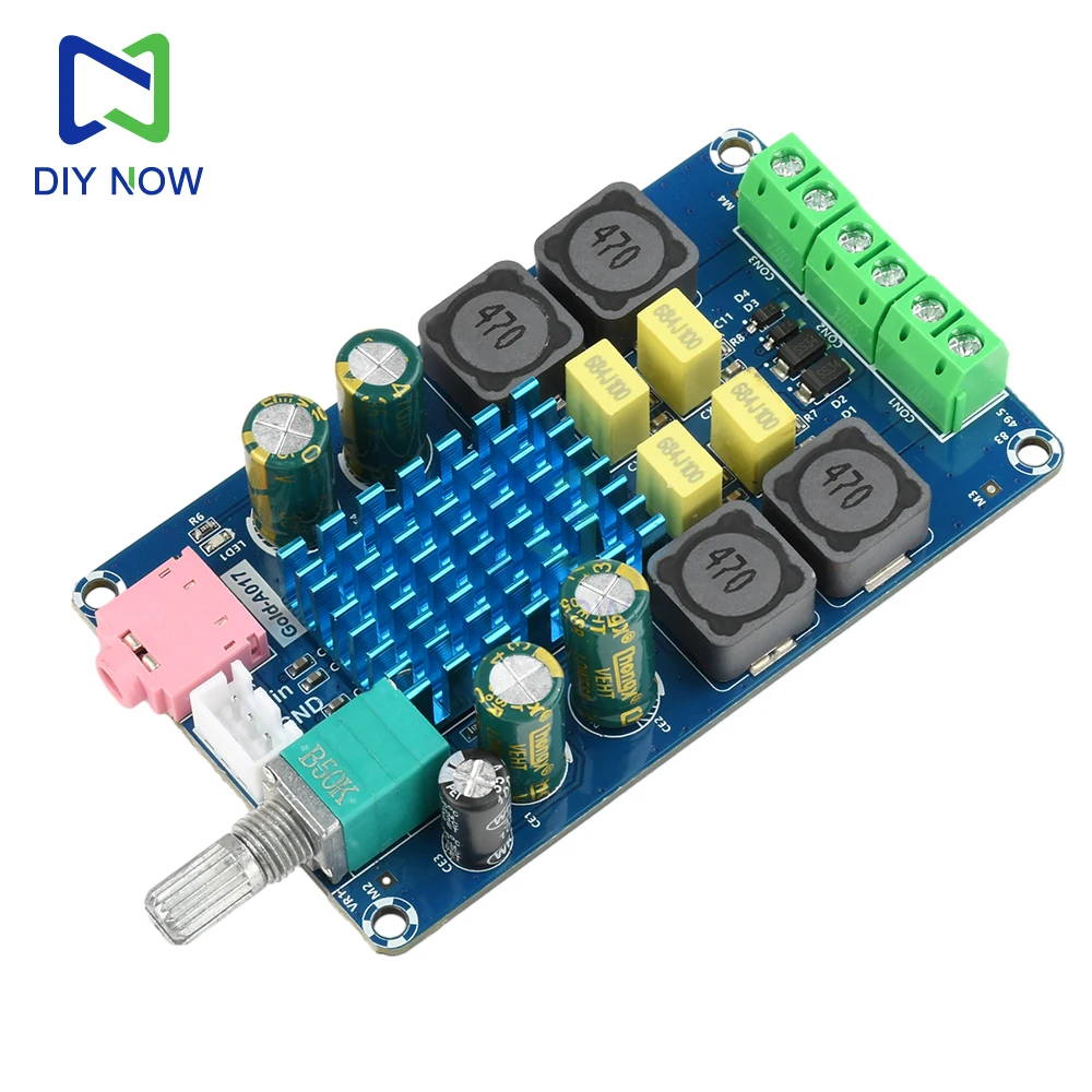 100W audio power amplifier board DC 8-24V dual-channel digital audio power amplifier board amplifier amplifier TPA3116D2