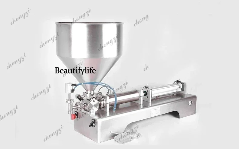 Pneumatic 5-5000g Liquid Paste Filler Honey Sauce Jam Cream Shampoo Lotion Filling Machine Peanut Butter Filling Machine