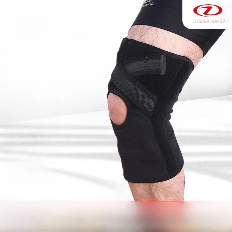 

Утолщенные дышащие спортивные наколенники с амортизацией для тяжелой атлетики, защиты коленных суставов, велоспорта и фиксации надколенника