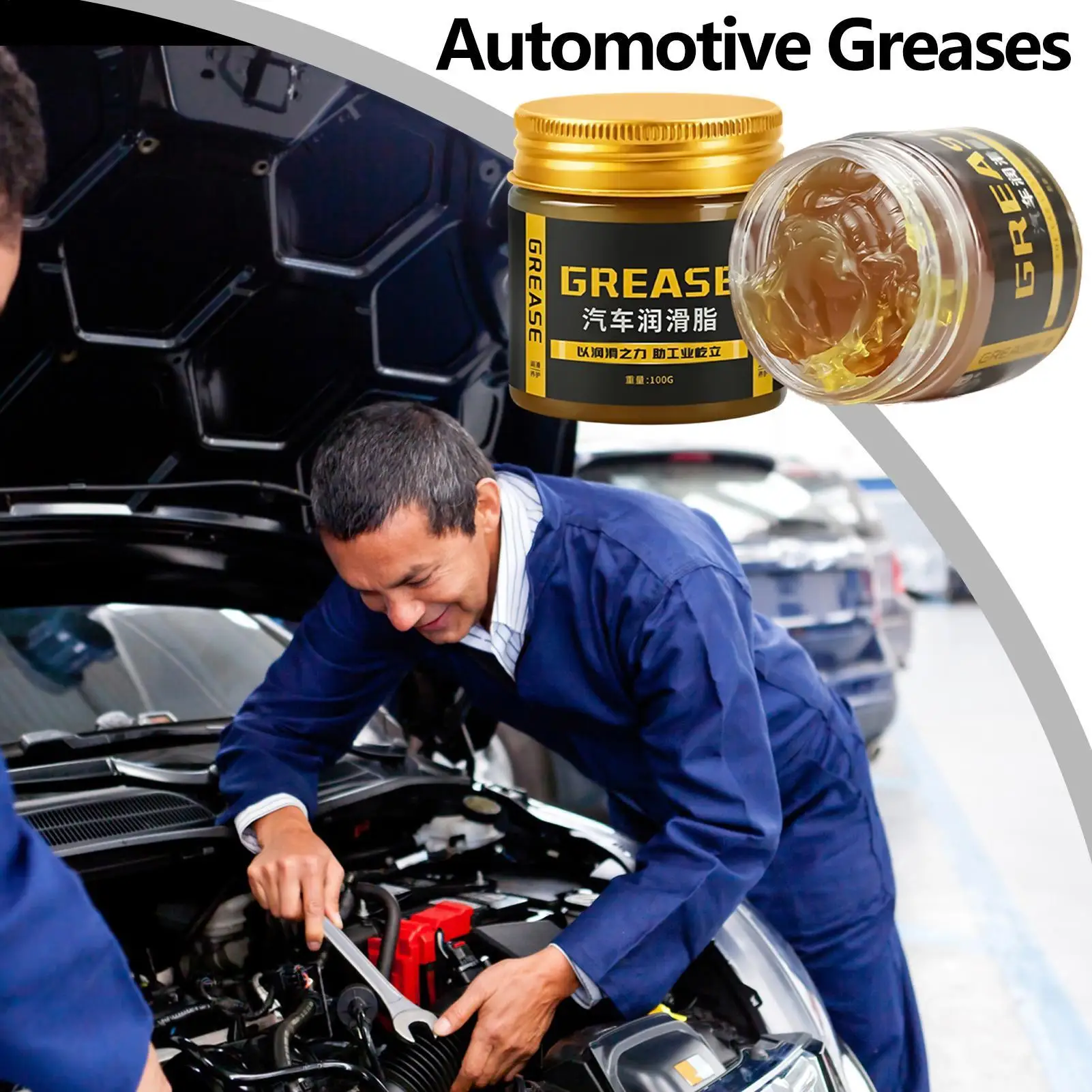 100g Car Wheel Bearing Grease High Low Temperature Wear-Resistant Lubricant Mechanical Gears Marine Wheel Bearing Grease view 4