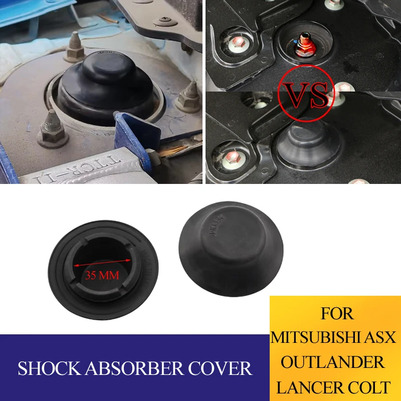 Para Mitsubishi ASX Outlander Lancer Colt Evolution Pajero Eclipse Cross Grandis Zinger amortiguador impermeable cubierta antipolvo