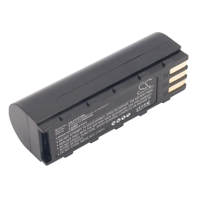 2600/3400mAh 3.7V Barcode Scanner Li-ion Battery for Symbol  BTRY-LS34IAB00-00 21-62606-01 Leuze  50120448 Motorola  21-62606-01