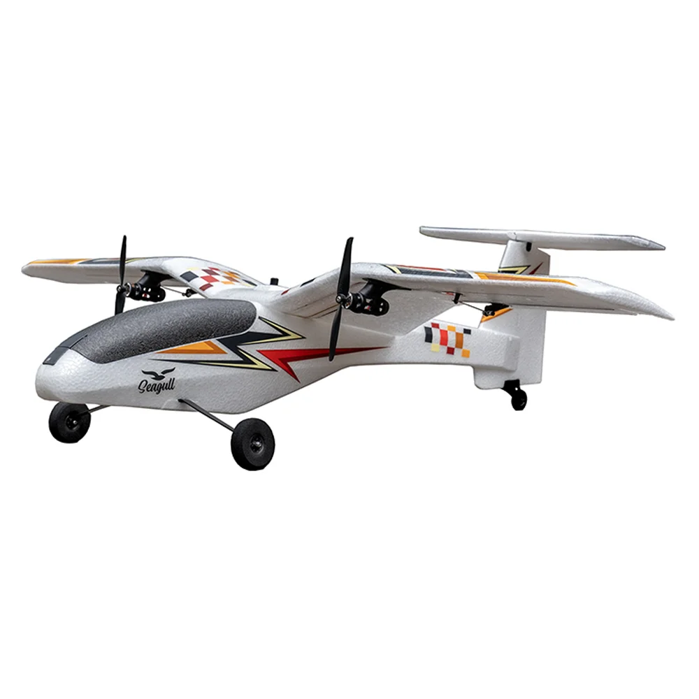 ESKY Seagull-Avião Dual Motor EPP RC, Planador com Controlador de Voo, 760mm Wingspan, 2.4G, 6CH, BNF, RTF