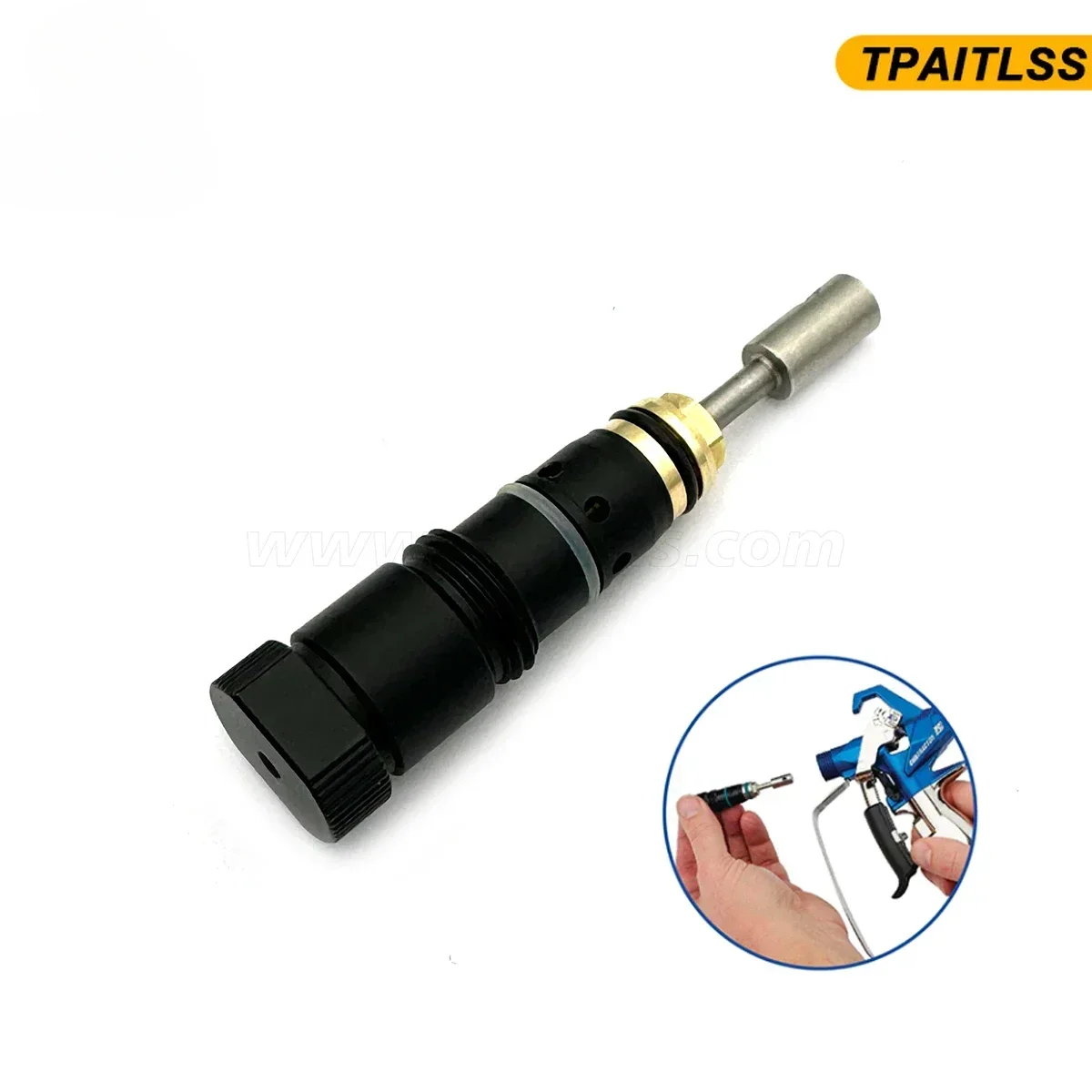 1 pulverizador mal ventilado da pintura contratante pc arma kit de reparo mal ventilado 17y297 cartucho proconnect pistola agulha