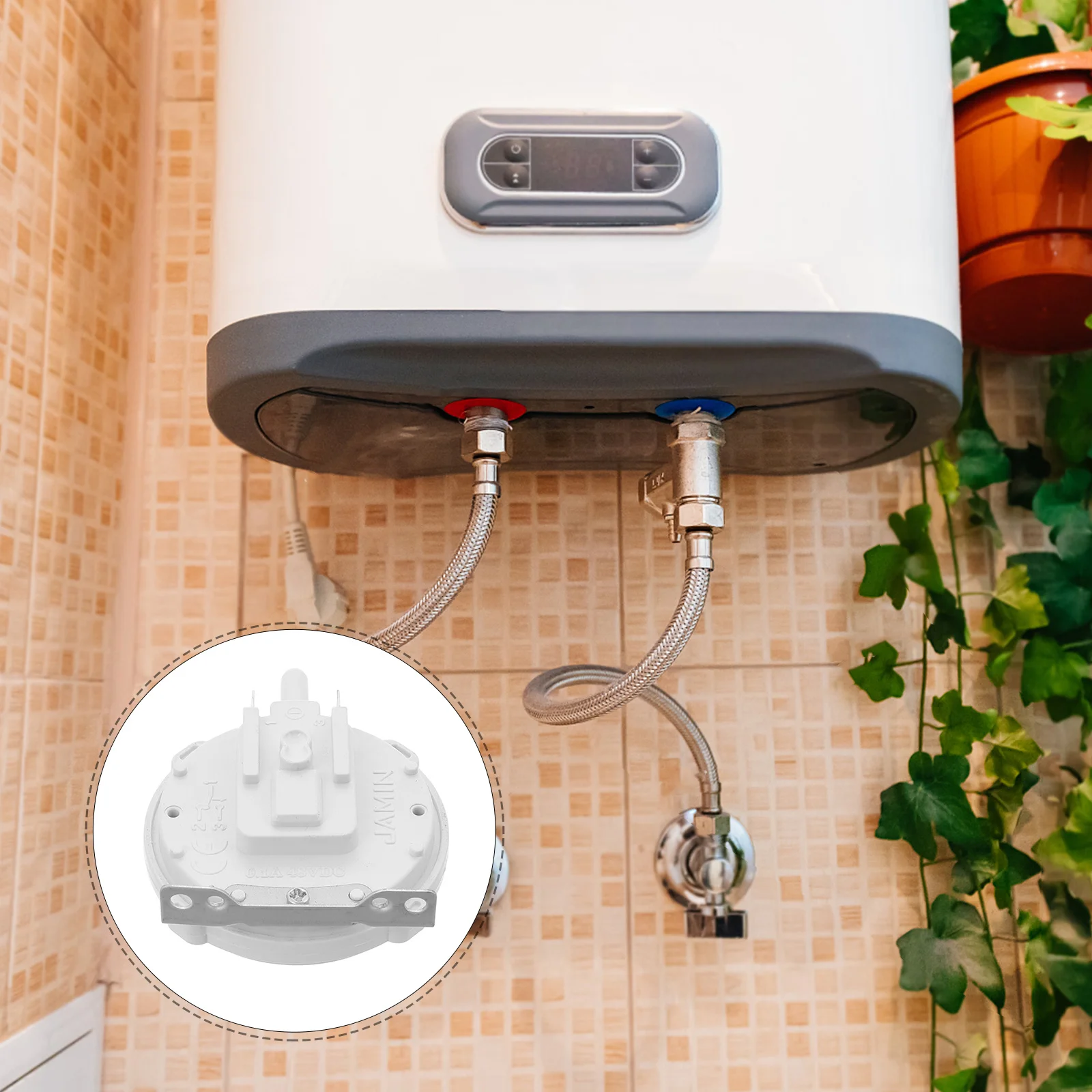 

Wall Hung Boilers Replacement Part Air Pressure Switch Materials Long Lasting Performance Automatic Sensing Function