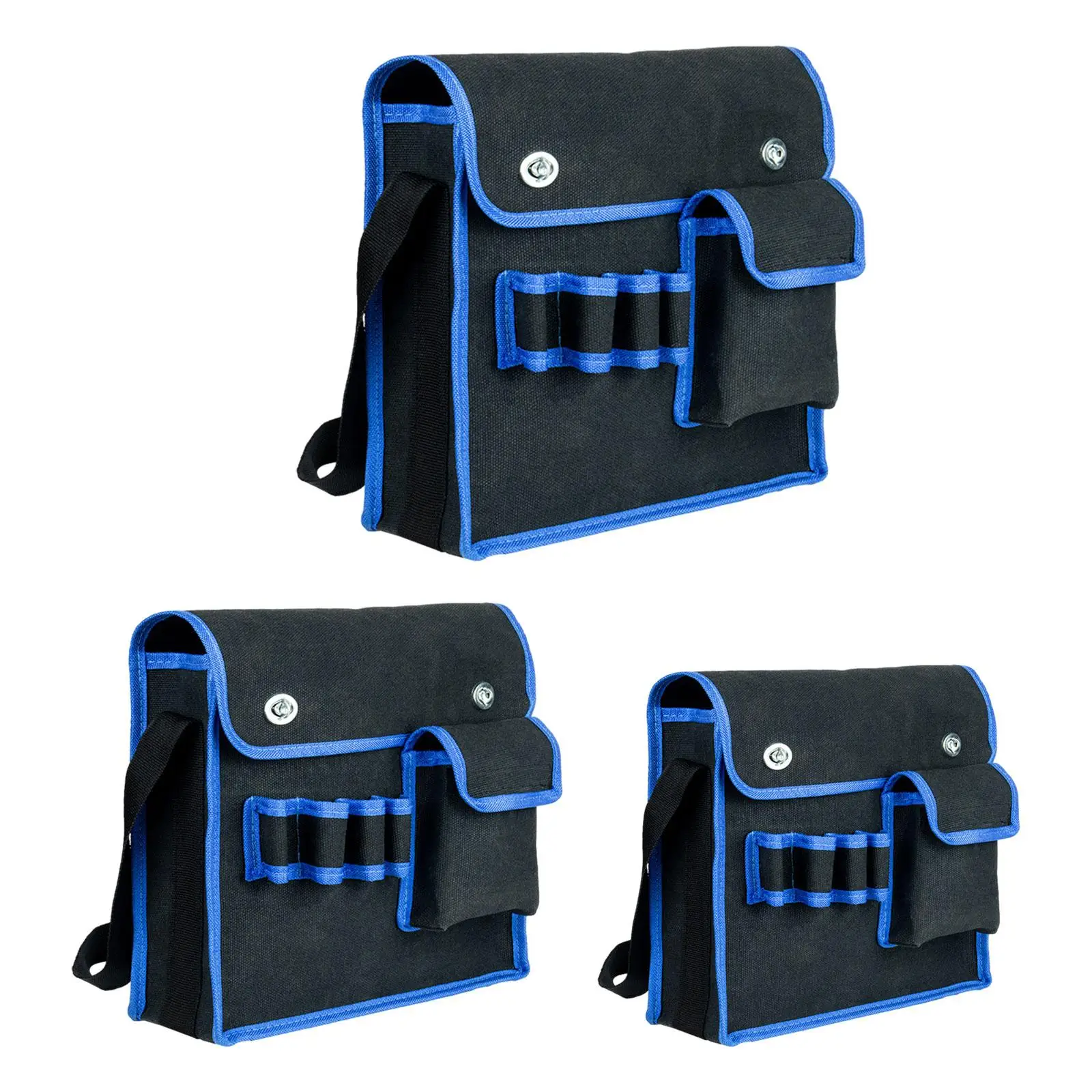 Borsa per attrezzi in tela, Organizer per attrezzi, resistente, resistente all'usura, elettricista portatile