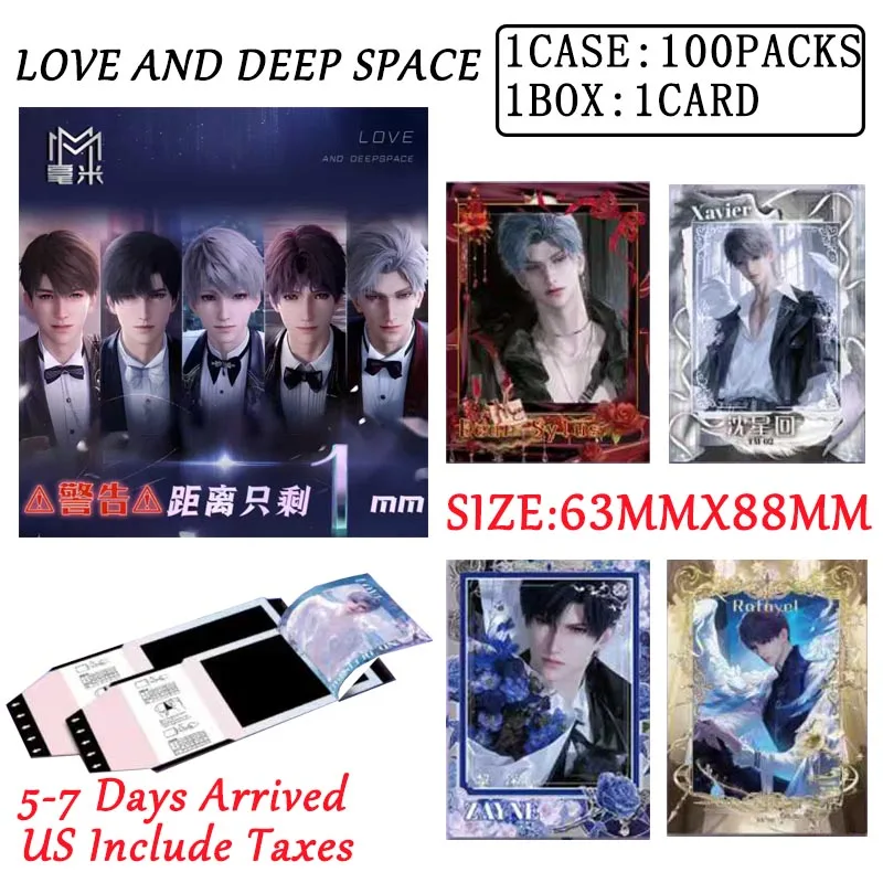 

2025 Wholesales Love And Deep Space Collection Box Dong Fang Culture Sylus Rafayel Sexy Male God Abs Series Anime And Hobbies Gi