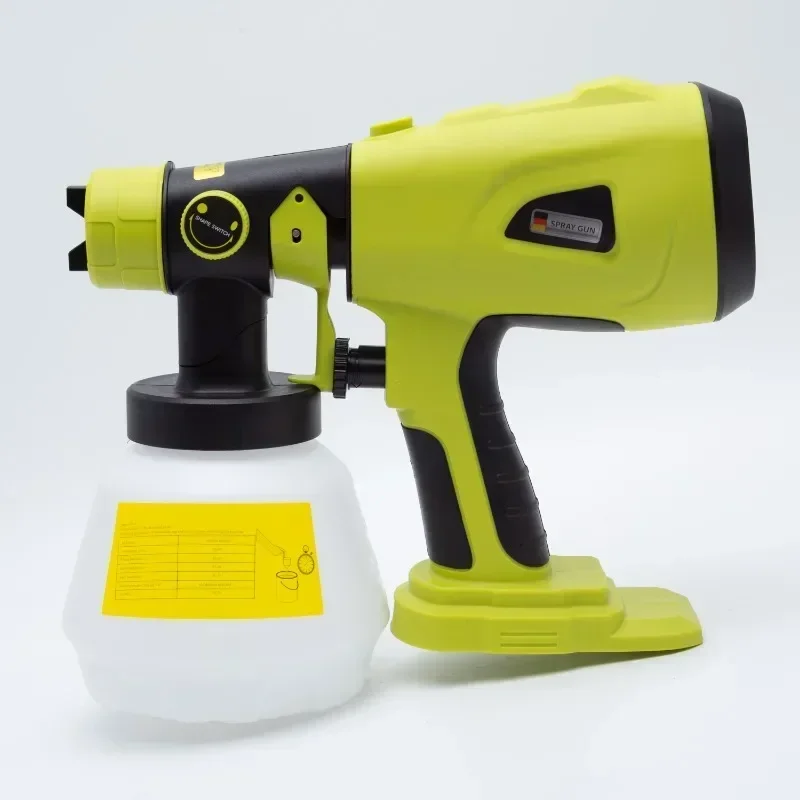 For Ryobi 18V ONE+ Battery 4 nozzles 1.0 /1.8/2.5/3.0/MM Cordless Paint Sprayer Electric Spray Gun Tool (No Battery)