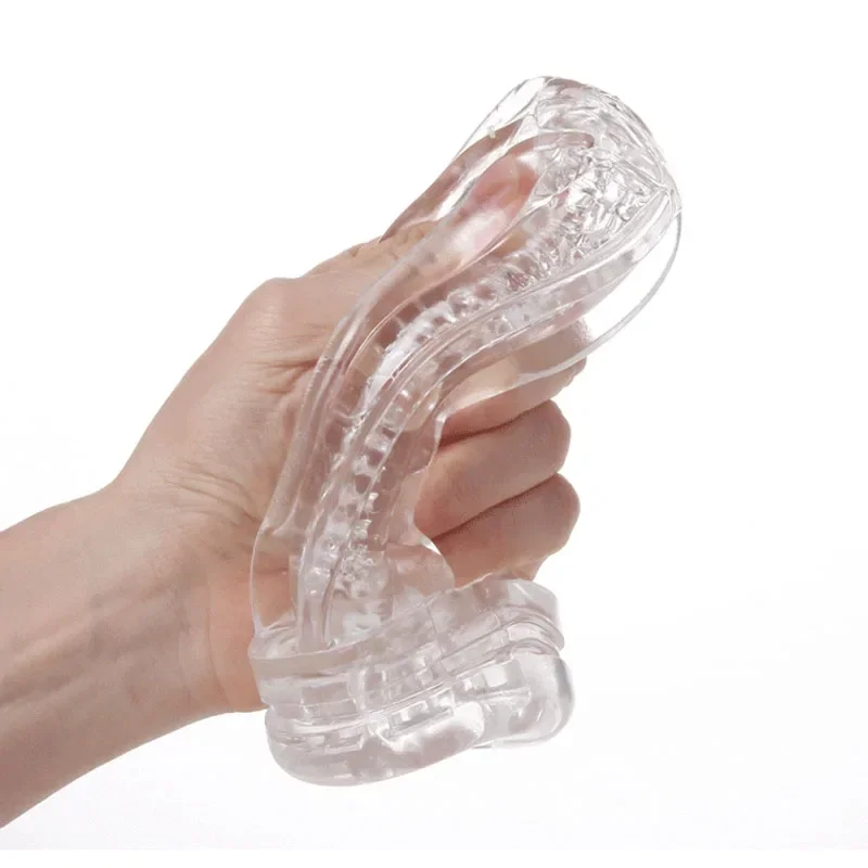 Masturbator for men Simulation Vagina Sex Toy Transparent Vagina Adult Endurance Sports Sex Product Vacuum Male Cup image 4