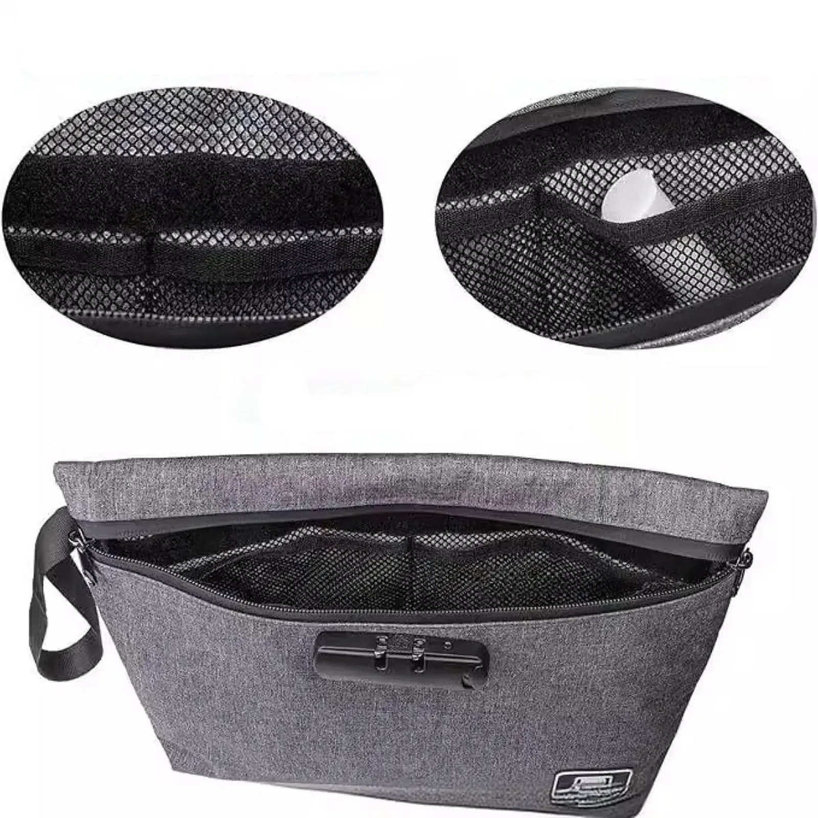 Smell Proof Bag Utility with Combination Lock for Smelling Items Accessories