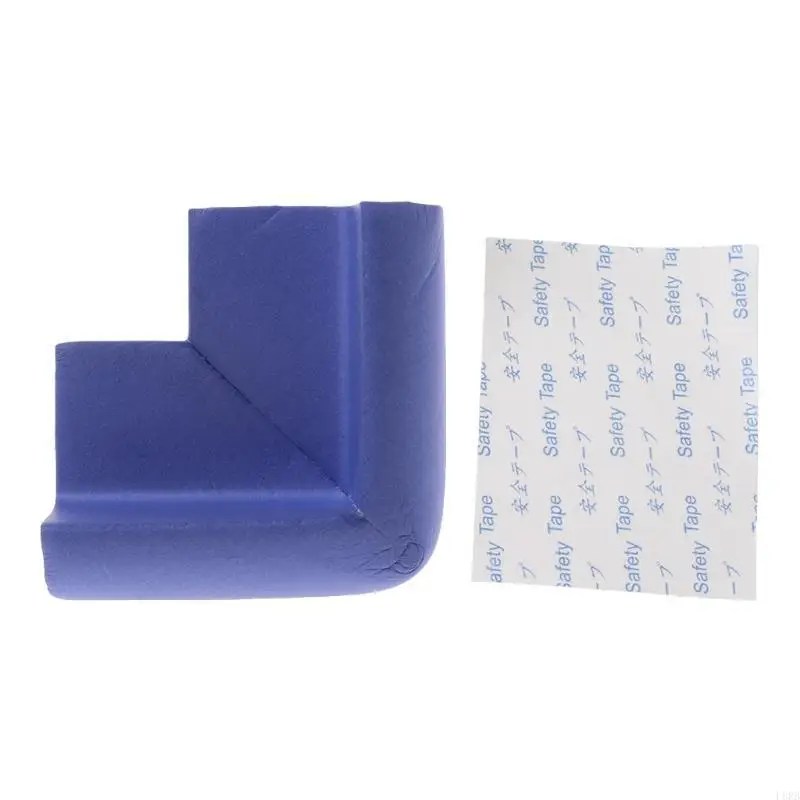 طاولة مطاطية لحماية الأطفال في زوايا المكتب لحماية الأطفال على شكل حرف L ناعمة L8RB