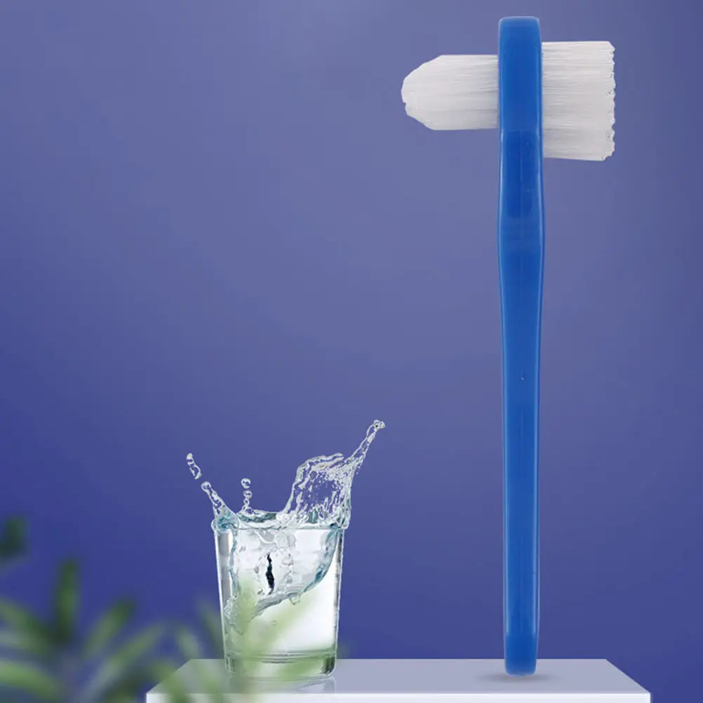 

Набор из 6 нежных зубных щеток с двойной головкой для зубных протезов, для взрослых, с мягкой щетиной, удобные в использовании, для ухода за зубными протезами, для домашней чистки зубов