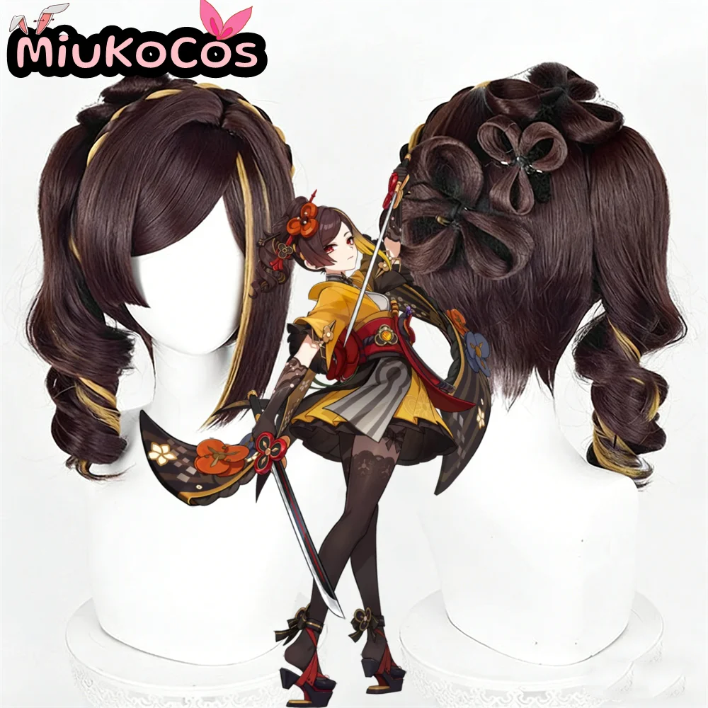 

В НАЛИЧИИ: Парик для косплея Чиори (MiukoCosplay) по игре Genshin Impact