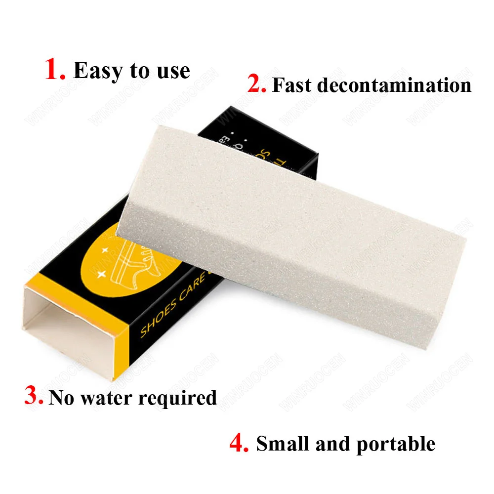 Eraser Shoe Brush Rubber Block For Suede Leather Shoes Boot Clean Care Stain Cleaner Decontamination Shoe Cleaner Home Cocina