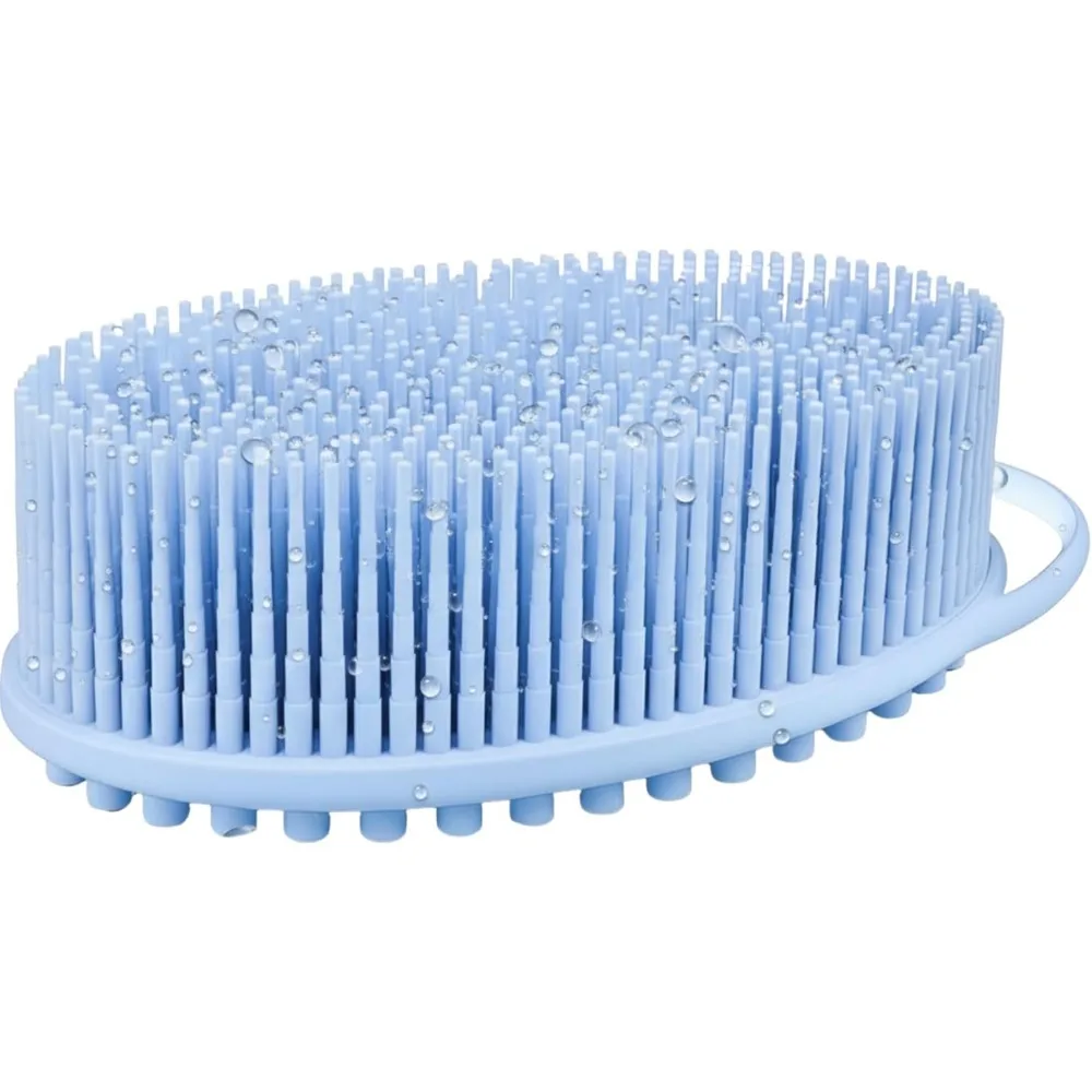 

Силиконовый скребок для тела для душа — нежный отшелушивающий скребок для спины с мягкой щетиной