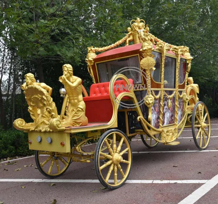 Horse Wagon Royal Sculpture Charriot, Attraction Sightseeing, Or, Exposition de documents