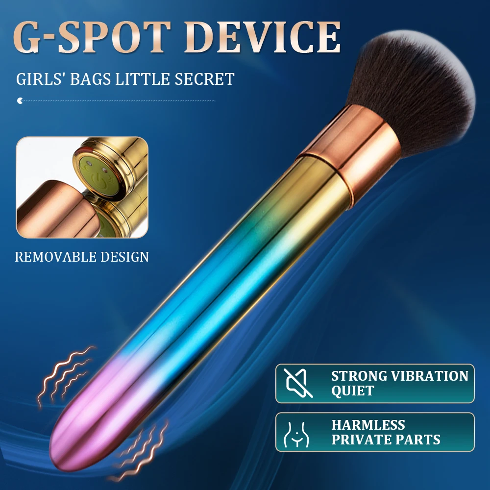 Makeup Brush G Spot Vibrator for Women Clit Stimulator AV Magic Dildo Wand Bullet Vibrators Female Masturbation Massager Sex Toy