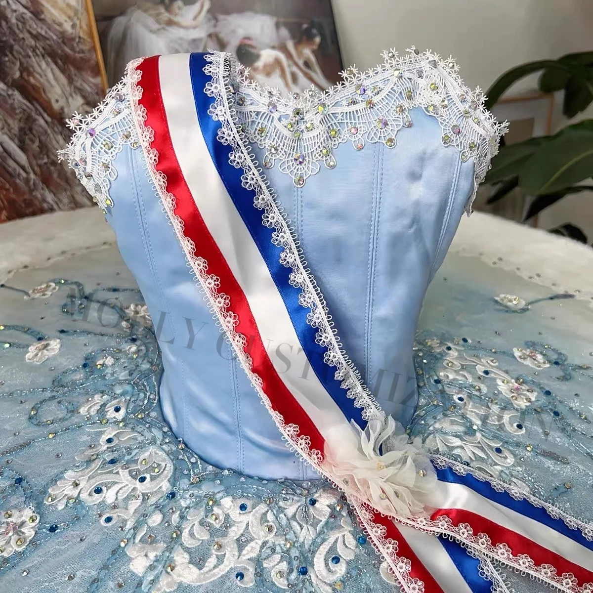 

Высококачественная новая женская юбка-пачка с градиентом Bluebird, Парижское пламя, вариация, балет, конкурс, выступление, юбка-пачка для взрослых и детей