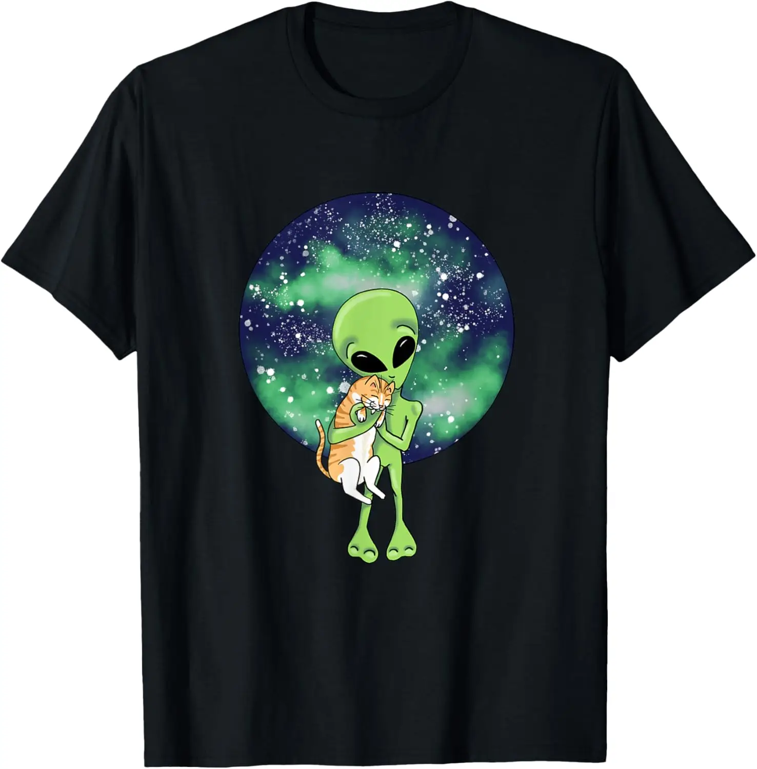 Camiseta Alien y el gato de Silvana Arias