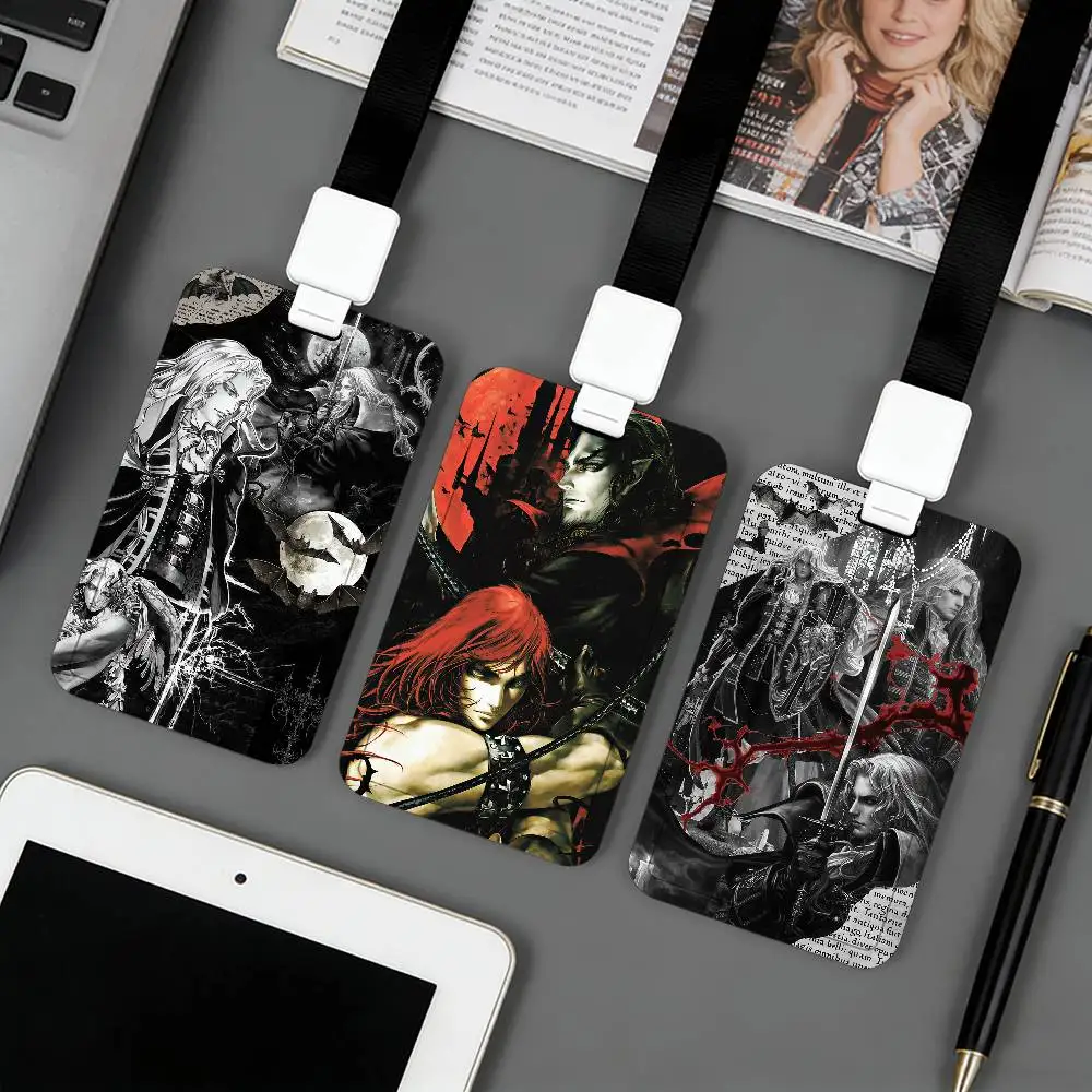 

Держатель для игровых карт C-Castlevania Symphony Of Night, держатели для ID-карт, банковских карт, студенческих проездных, разрешений на работу, аксессуары, подарки