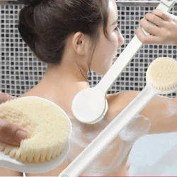 2024New Bath Brush Long Handle Exfoliating Scrub Skin Massager Exfoliation Bathroom Brush Back Body Bath Shower Cleaning Brushes