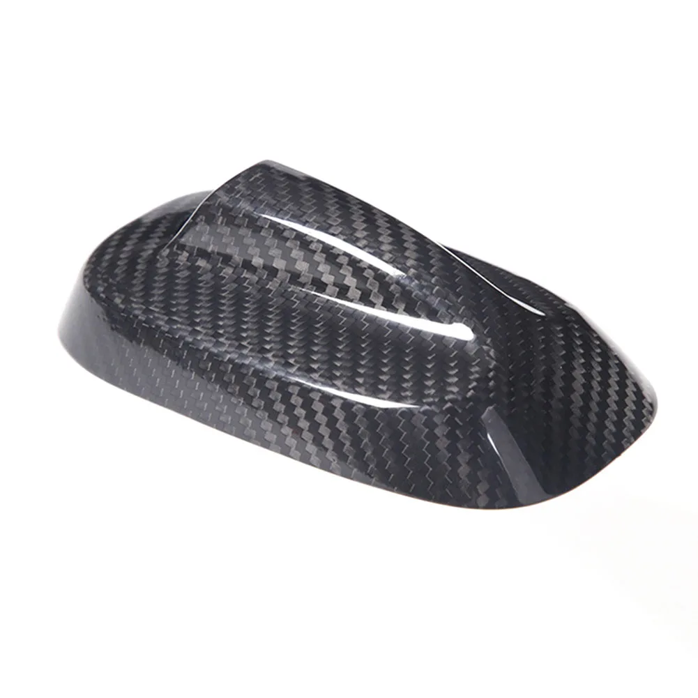 Auto Parts Antenna Cover 1 Pc 45G Anti-corrosion Black Carbon Fiber Non-deformable For Cooper F55 F56 2013-2023