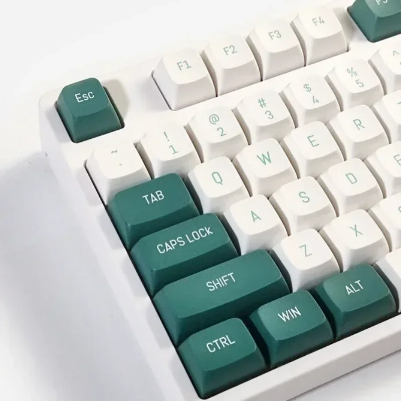 Milk green mechanical customized keycap XDA sublimation PBT material original feel magnetic axis DIY personality