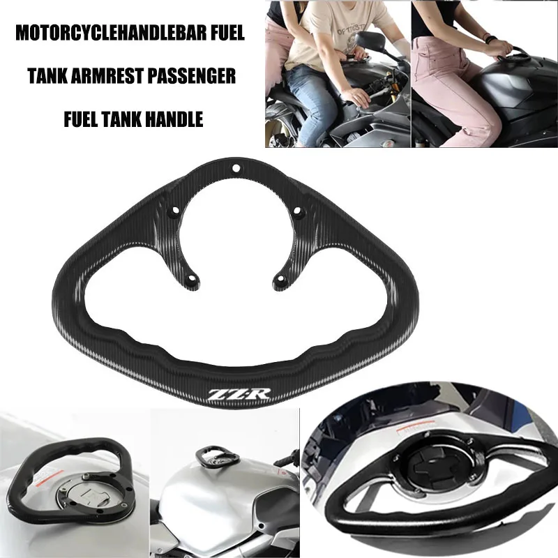 

FOR Kawasaki ZZR1400 ZZR600 CNC Racing Handgrips, 6061-T6 Billet Aluminum Grab Bar (Use Original Tank Screws)