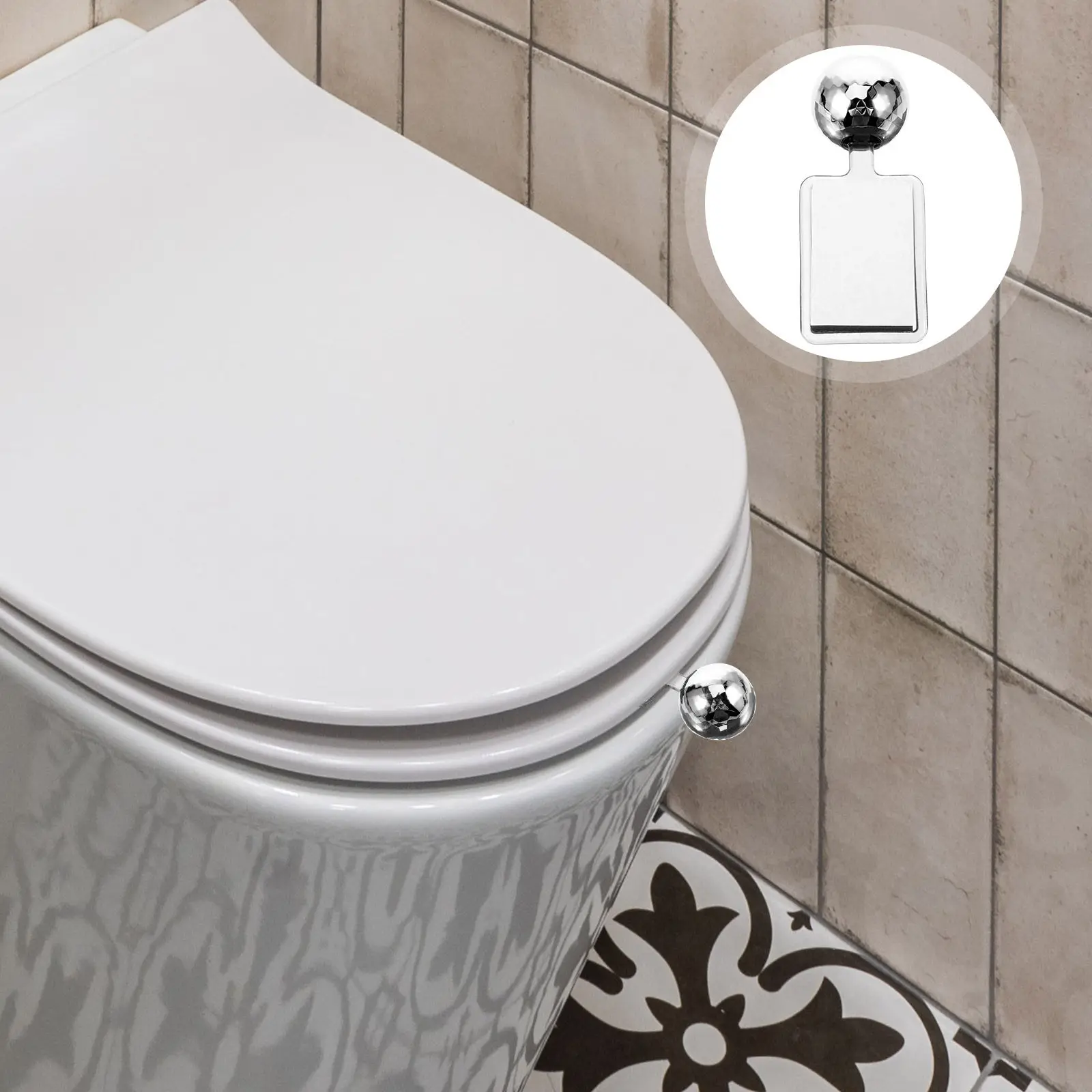 

Подъемник для крышки унитаза, многоразовый, износостойкий, простой дизайн, легко снимается и устанавливается, ручка для сиденья унитаза для ванной комнаты, отеля, офиса, дома