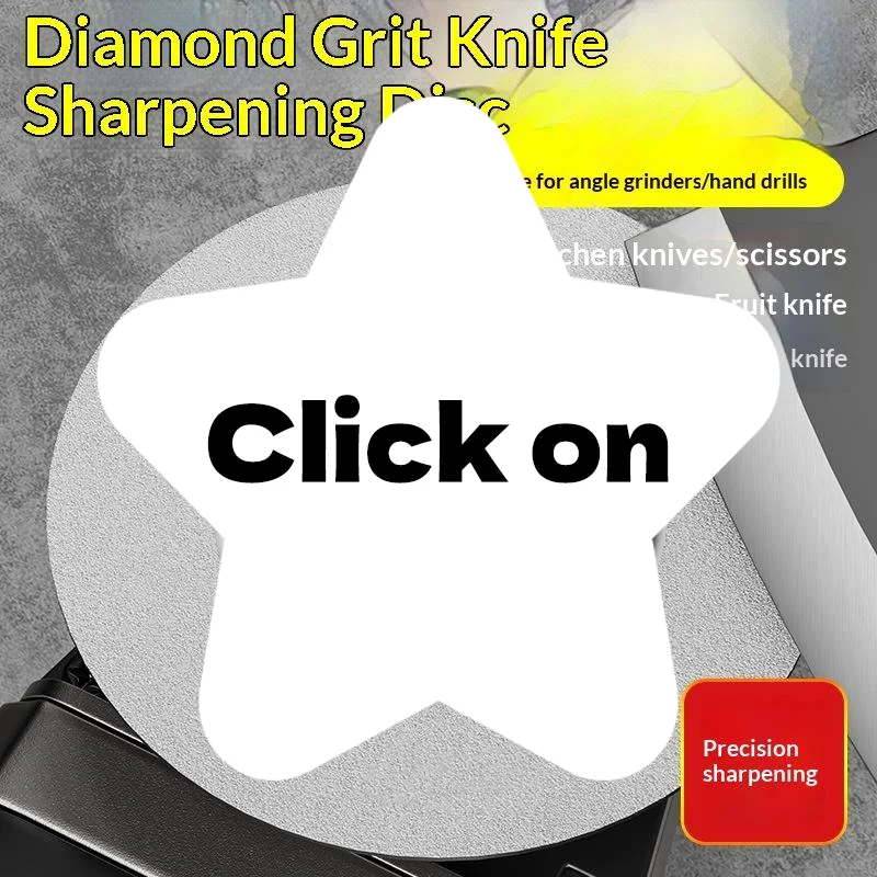 1Pcs Wearproof Diamond Sharpening Disc Durable Abrasive Grinding Wheel Accessory For Ceramic Tool Supply For Project Use