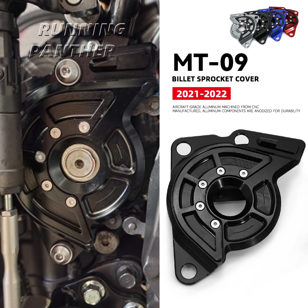 

Для Yamaha MT-09 MT 09 MT09 Tracer 9 2021 2022 мотоциклетная передняя цепь, крышка звездочки, защитный чехол, аксессуары