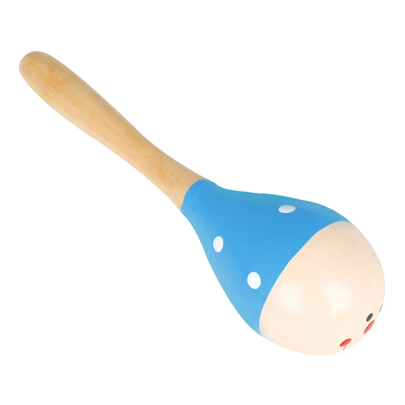 Wooden Orff Sand Hammer Maraca Percussion Musical Instrument Mallets Sticks Xylophone Mallet Percussion With Wood Handle