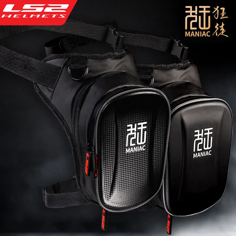 

LS2 Original Motorcycle Leg Bag Thigh Belt Hip Bum High Capacity Waterproof Motorbike Riding Waist Bag Outdoor Travel Fanny Pack