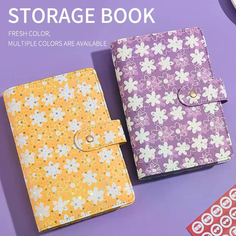 A6 눈송이 단추 PU 가죽 DIY 바인더 노트북 커버 일기 책 일정 커버 학교 문구