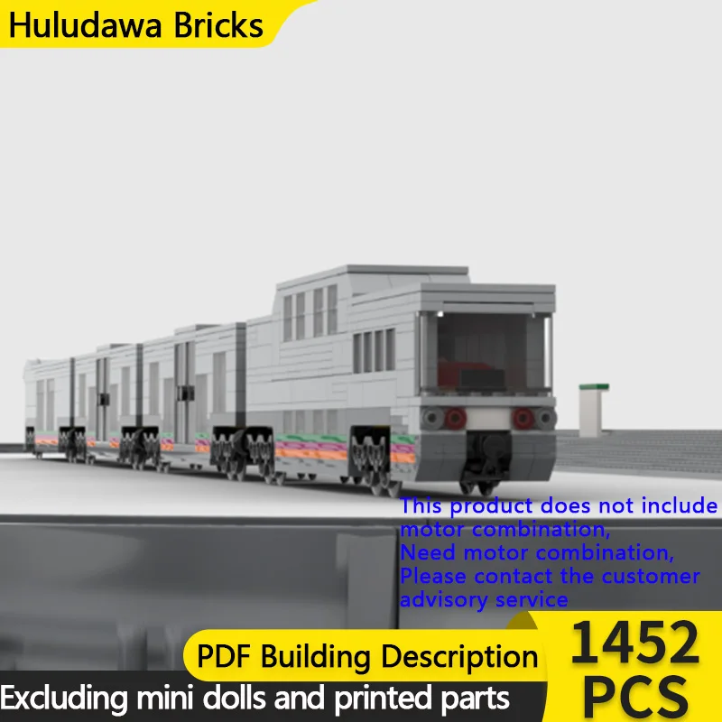 

Модель городской автомобиль MOC, строительные кирпичи, многофункциональный экспресс-поезд, модульная технология, детские праздничные подарки, сборка игрушек, костюм