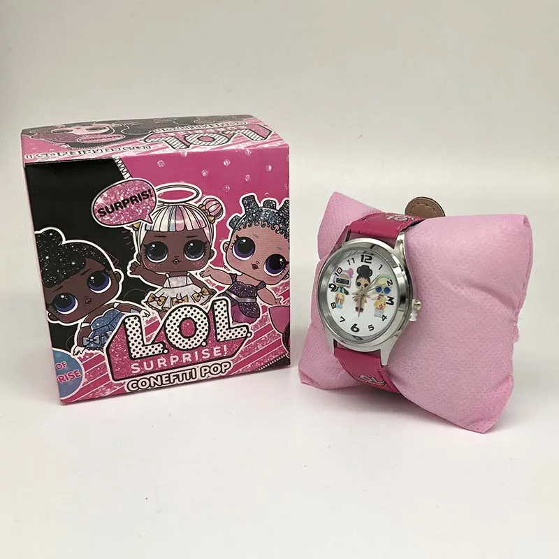 With box Genuine lol surprise dolls Children\'s watch anime figure lol dolls electronic watch girl\'s kids watches birthday gifts