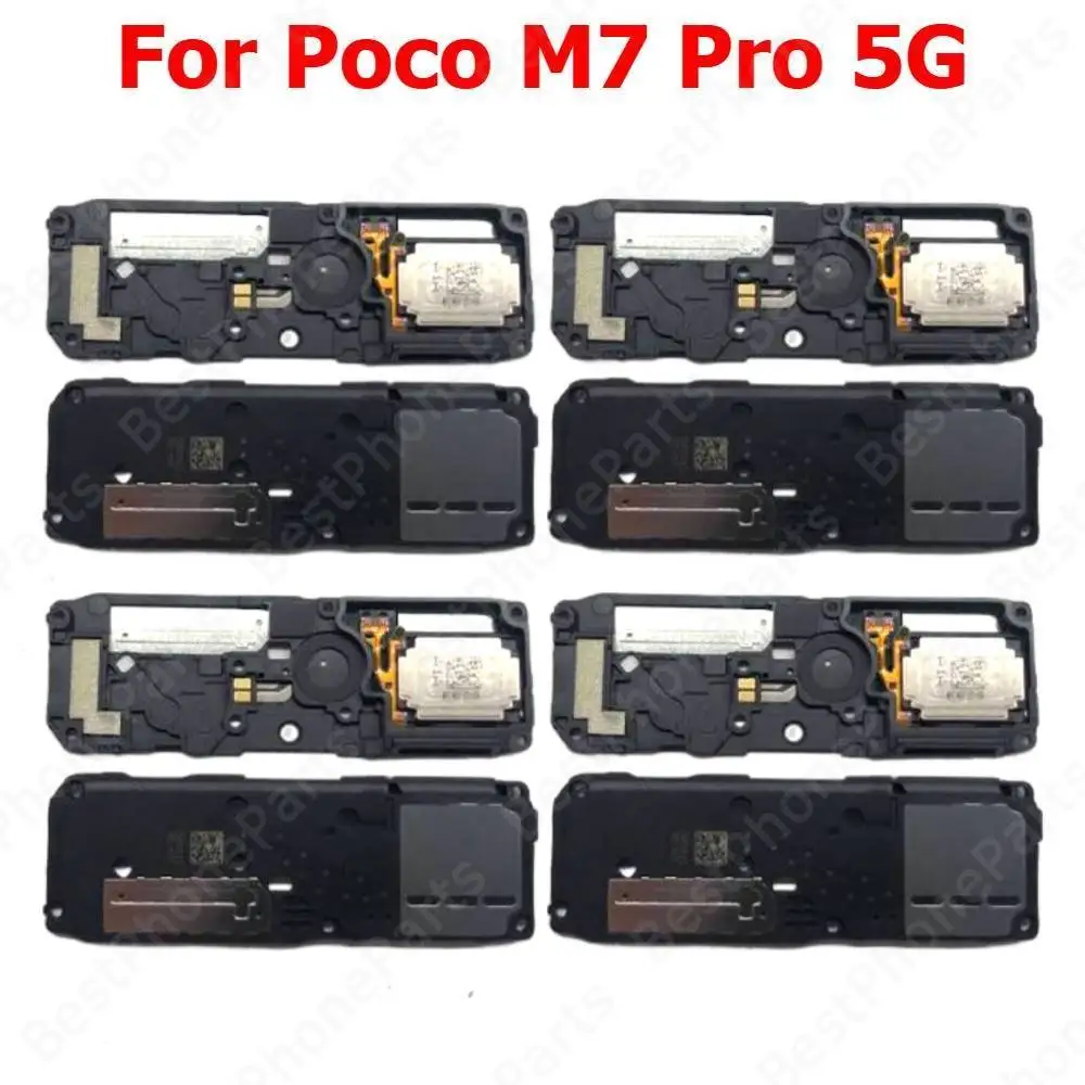 Loudspeaker For Xiaomi Poco M7 Pro M7Pro 5G Loud Speaker Buzzer Ringer Sound Module Mobile Phone Spare Parts