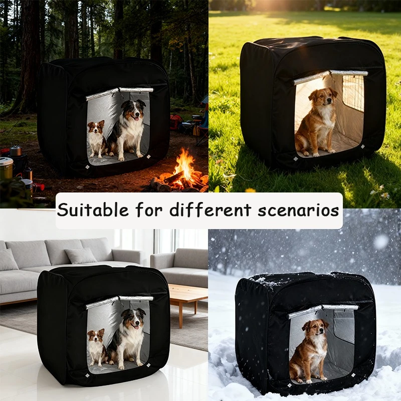 

Extra Large Pet Tent Portable Foldable Multi-Functional Outdoor Travel Cage for Cat Dog Easy Operation Pet Shelter Storage 2026