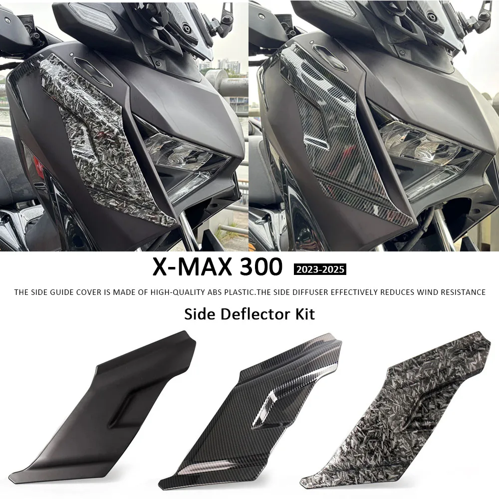 

Motorcycle X-MAX300 XMAX300 2023 2024 Side Windshield Deflector Fairing Air Deflector Kit For YAMAHA X-MAX XMAX 300 2025