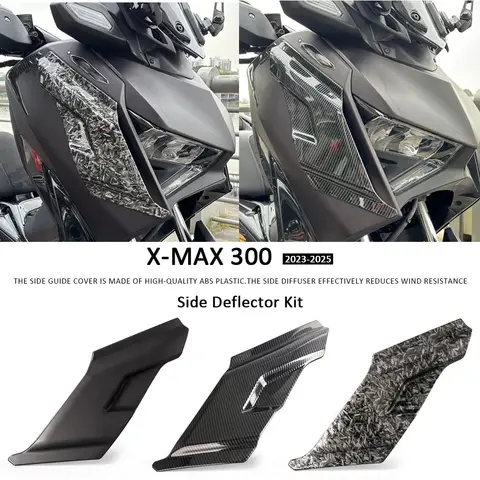 Motorcycle X-MAX300 XMAX300 2023 2024 Side Windshield Deflector Fairing Air Deflector Kit For YAMAHA X-MAX XMAX 300 2025