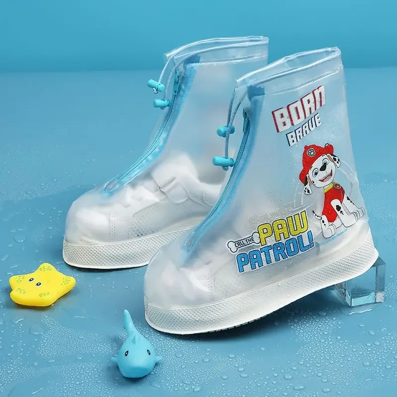 Paw Patrol Chase Skye dziecięce kalosze wodoodporny pokrowiec na buty ochraniacze śliczne antypoślizgowe ochraniacze na buty wielokrotnego użytku