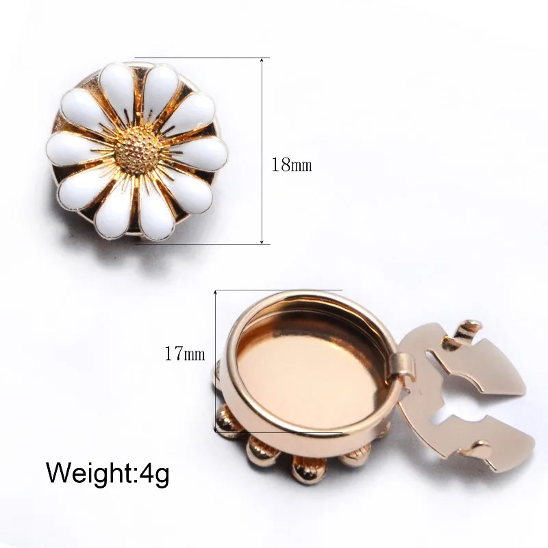 2pcs Shirt Buttons, Fashionable Fasteners, Lids, Rhinestones, Cufflinks, Clip Buckles, Jewelry Accessories
