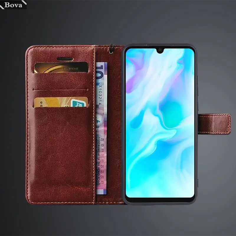 Card Holder Cover Leather Case for Huawei P30 Lite / P30 Lite 2020 / P30 Lite XL Cover Retro Wallet Fitted Case Fundas Coque
