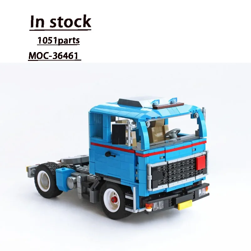 

MOC-36461 New Classic Flatbed Truck Building Block Model 1051 Parts, Boys' and Children's Birthday and Christmas Gift Toy