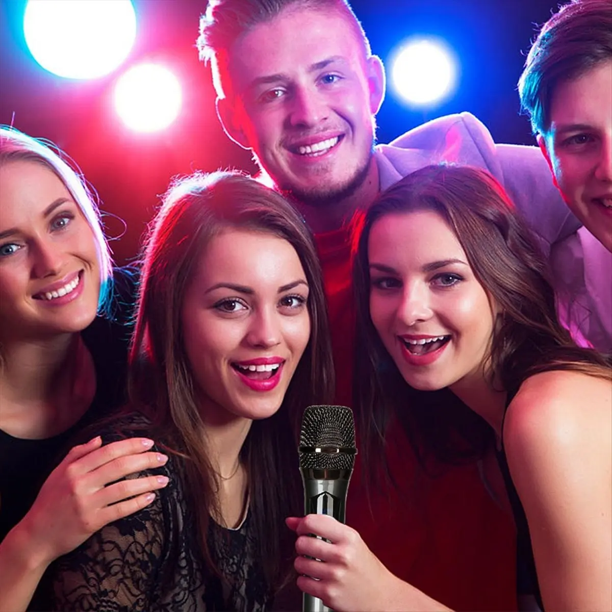 A64K Wireless Microphone 2 Channels UHF Professional Handheld Mic Micphone for Party Karaoke Professional Church Show(1 to 2)