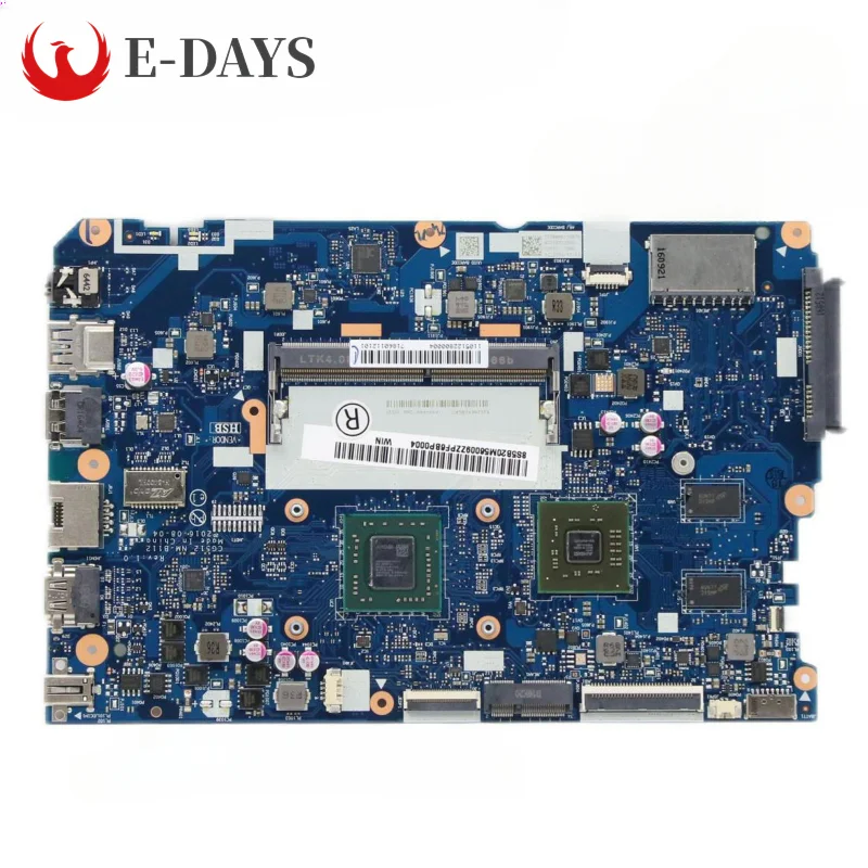 For Lenovo Ideapad 110-15AST Laptop Motherboard NM-B112 Mainboard with CPU A9-9400 GPU R5 M430 2GB DDR4 100% Tested OK