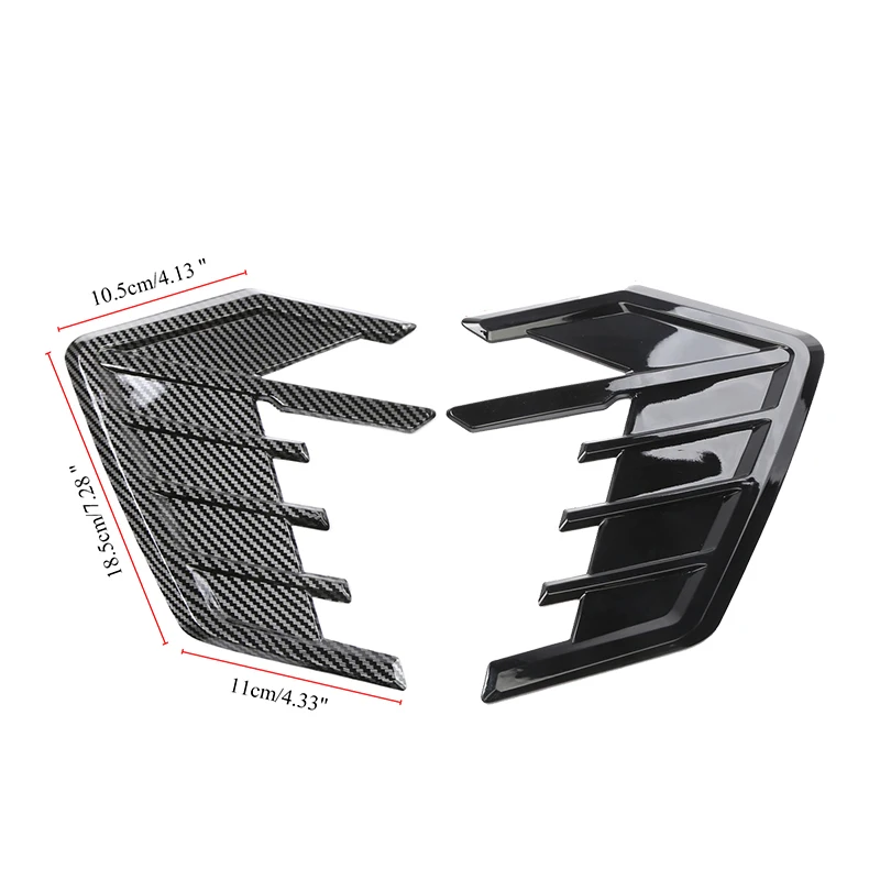 Fender Hood Air Flow Intake Trim Car Side Exterior Accessories Wing Decals Ventilation Sticker Modified Anti-scratch Sticker