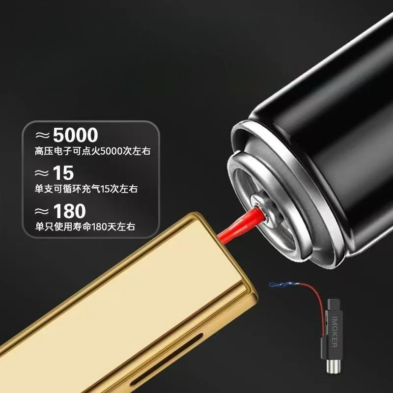 Laser Engraving Customized Advertising LOGO High-end Durable Lighter Hot-selling Windproof Torch Jet Inflatable Lighter